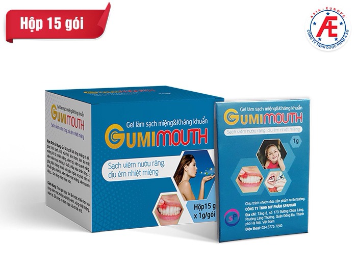Gel làm sạch miệng&kháng khuẩn GumiMouth (gói)